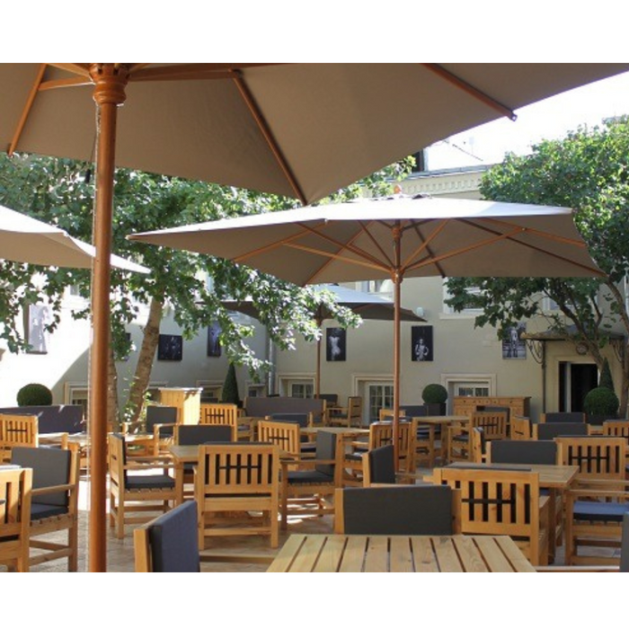 Ombrellone a palo centrale Palladio Telescopic 3X4 mt