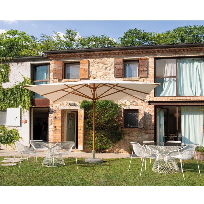 Ombrellone a palo centrale Palladio Telescopic 3X4 mt