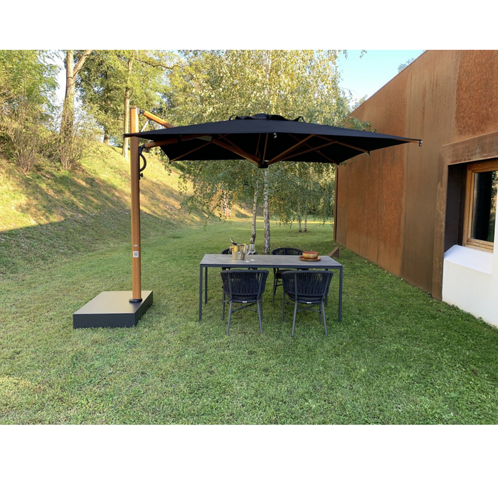 Ombrellone a palo laterale Astro Timber 3X4 mt