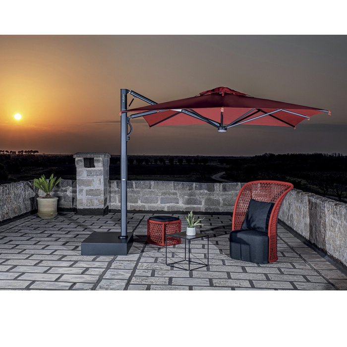 Ombrellone a palo laterale Astro Carbon 3X4 mt