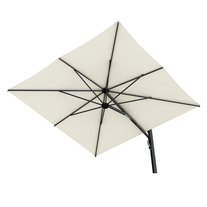 Ombrellone a palo laterale Astro Carbon 3,5X3,5 mt