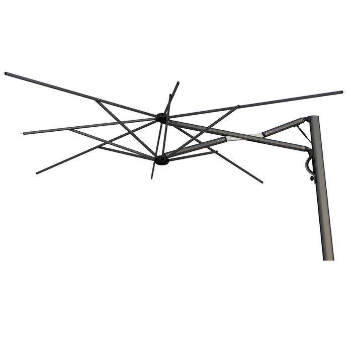 Ombrellone a palo laterale Astro Carbon 3X3 mt