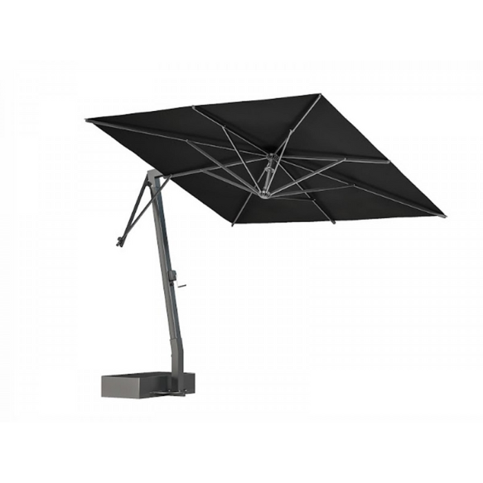 Ombrellone a palo laterale antracite Horizon 3X3 mt