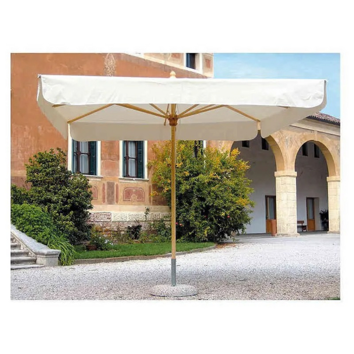 Ombrellone a palo centrale in legno Laguna 2X3 mt