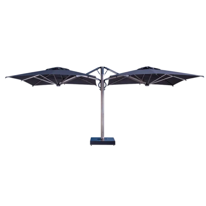 Ombrellone a doppio braccio Dual T Titanium 3X6 mt