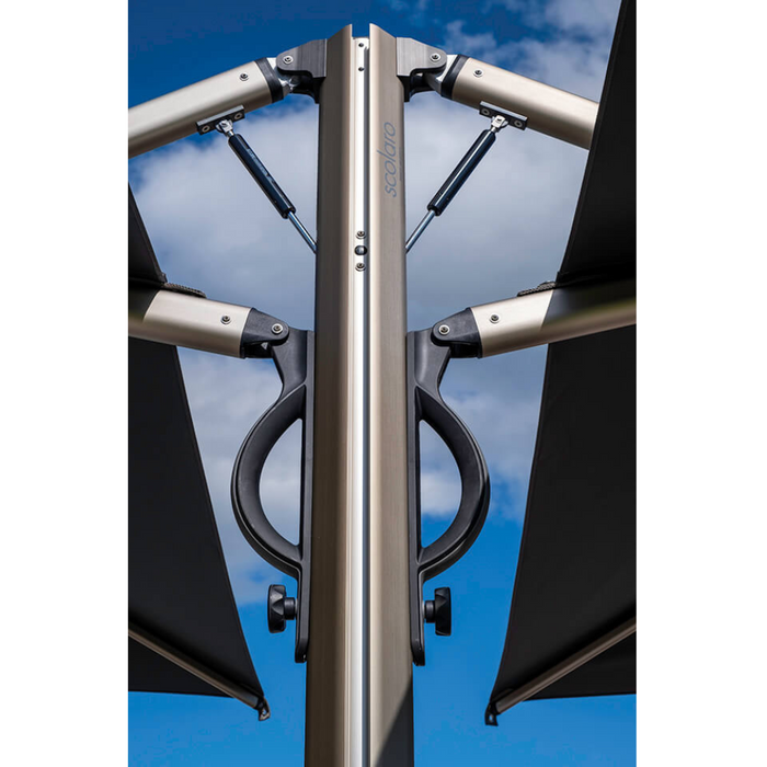 Ombrellone a doppio braccio Dual T Titanium 3X6 mt