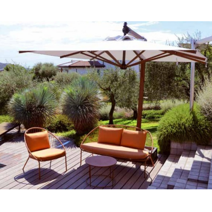 Ombrellone a palo laterale De Luxe Glamour 3X4 mt