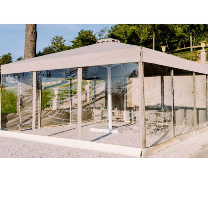 Chiusure in pvc Cristal trasparente per metro lineare