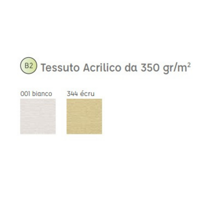 Ombrellone a palo centrale bianco Platino Medium 4,5X5,5 mt