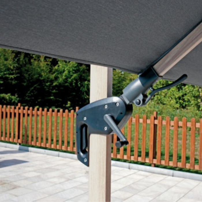 Ombrellone Quadrato 3X3 MT con tilt basculante Greenwood