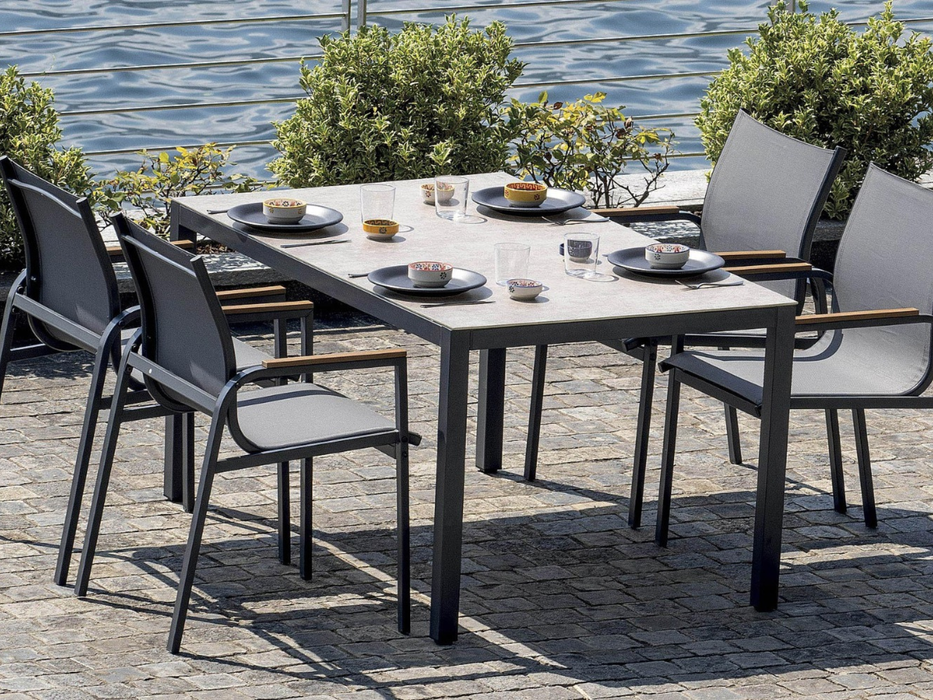 Dining set Tarquinia 4 posti Greenwood