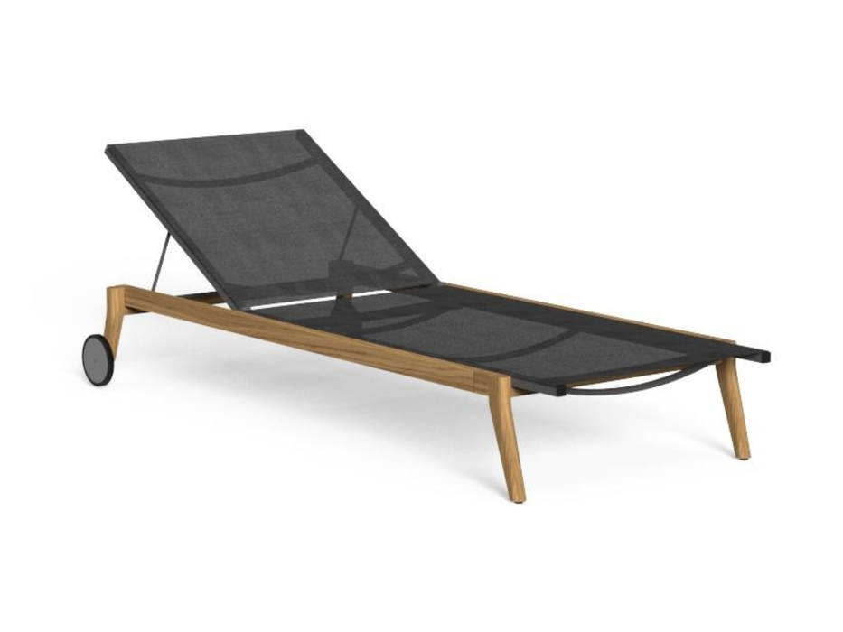 Lettino Moon teak Talenti