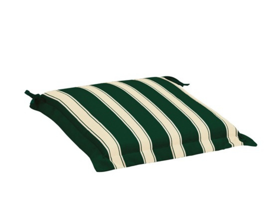 10 cuscini per seduta 38x38 cm con volant Prestige Righe e Righe Regarden