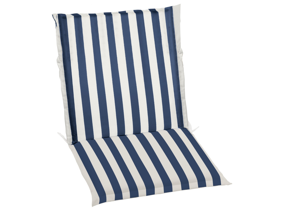 6 cuscini con volant per poltrona bassa Prestige Onda Blu Regarden