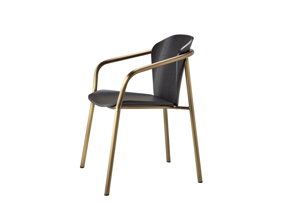 Poltrona Finn Metal Wood Scab