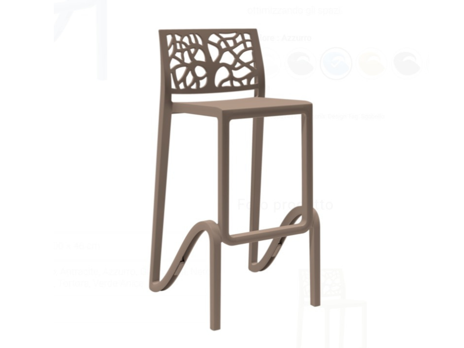 4 Sgabelli Zefiro Areta