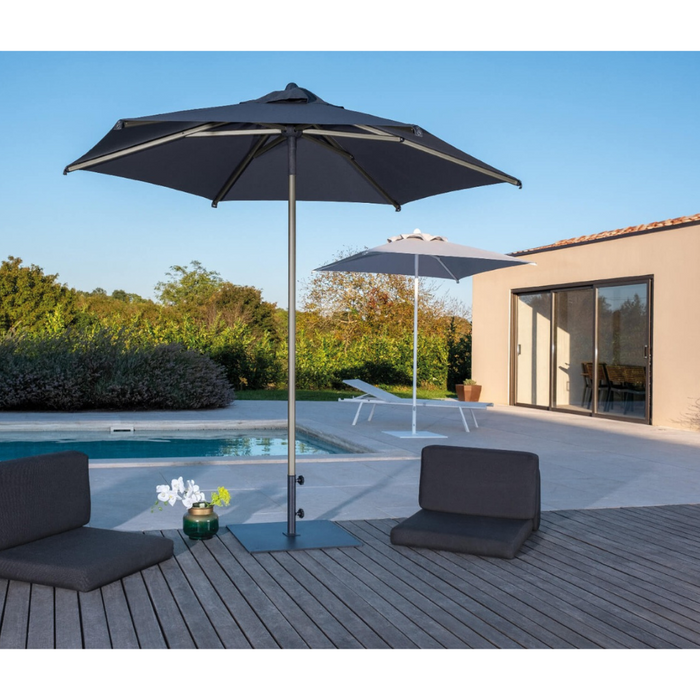 Ombrellone a palo centrale Lido Titanium 2X2 mt