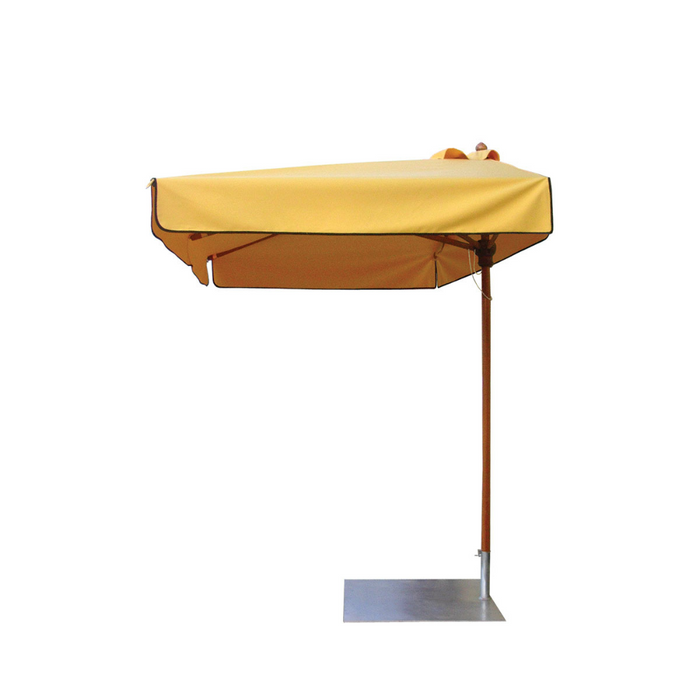 Mezzo ombrellone da parete telaio country Mezz'Ombra Wood 2X3 mt