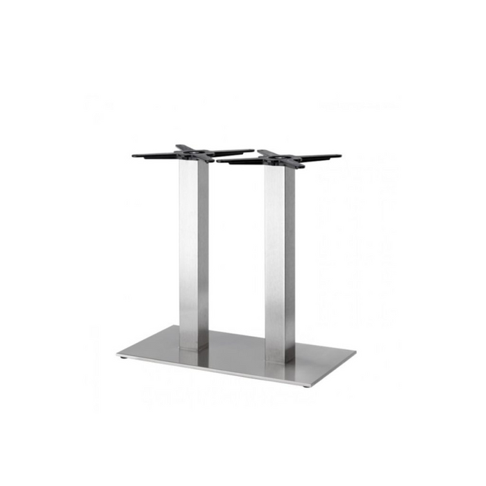 Base tavolo Tiffany doppia colonna quadrata 73h