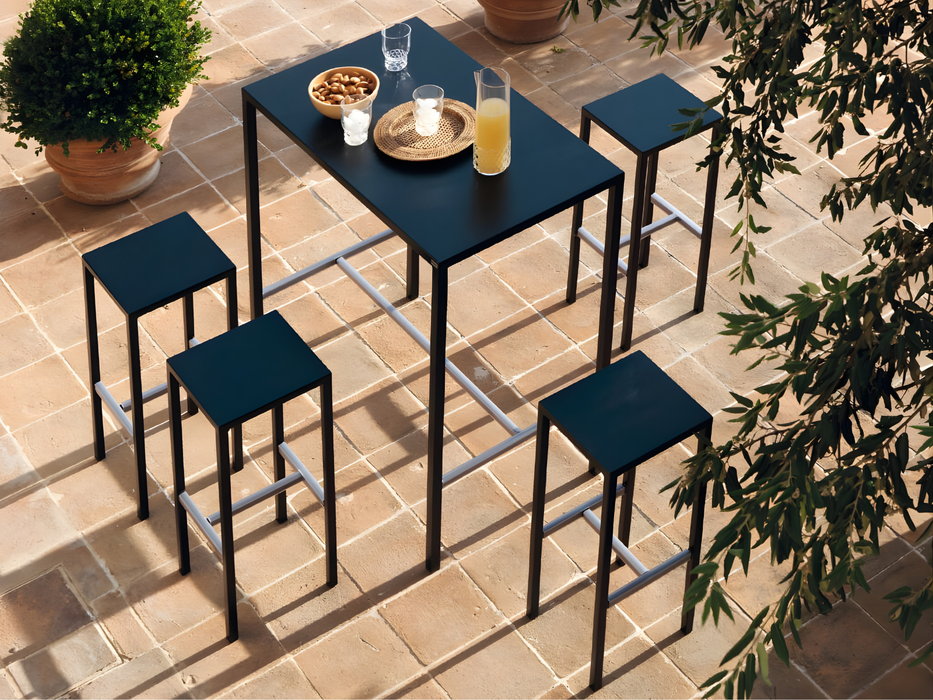 Kit Seaside Tavolo H110 4 Sgabelli