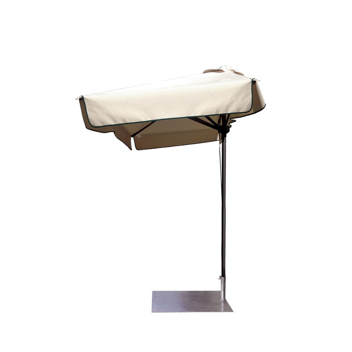 Mezzo ombrellone da parete telaio bianco Mezz'Ombra Classic 2X2 mt