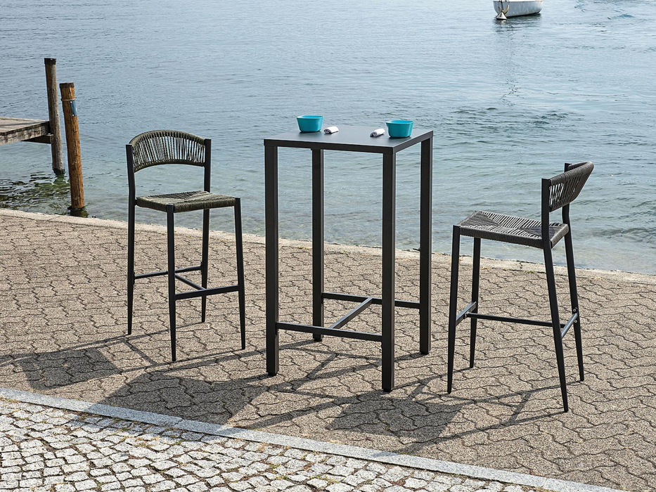 Tavolo Iseo alto contract 70X70 Greenwood