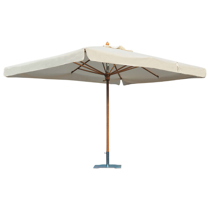 Ombrellone a palo centrale in legno Palladio Standard 2X2 mt