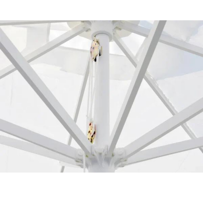 Ombrellone a palo centrale bianco Corallo Classic 3X4 mt