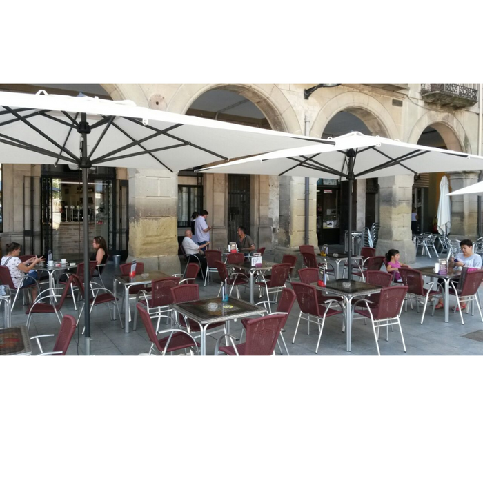 Ombrellone a palo centrale Leonardo Telescopic 3X4 mt