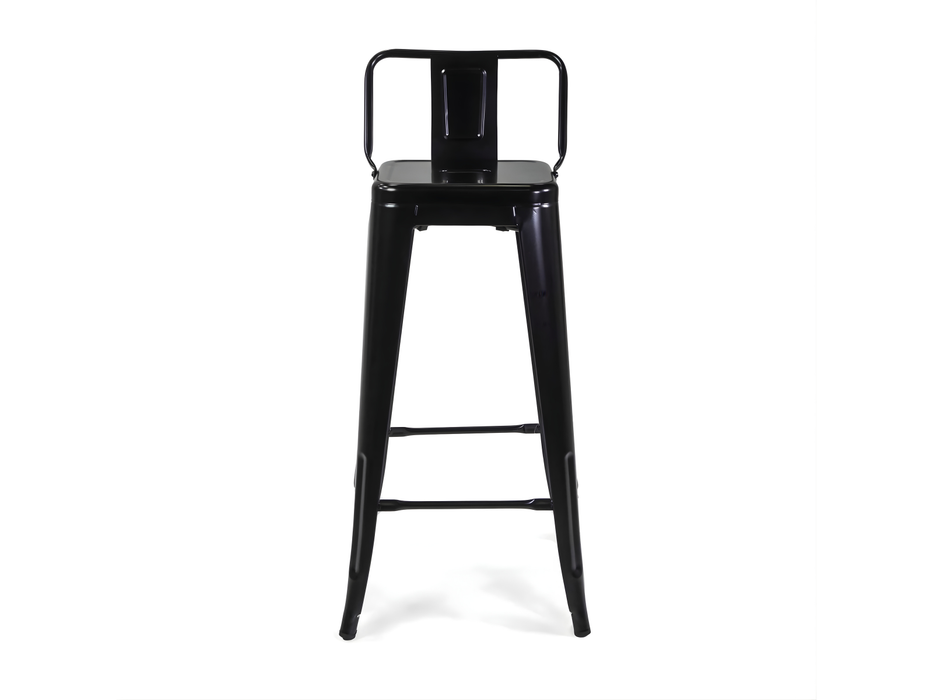 Sgabello Ferro New Bristol con Schienale
