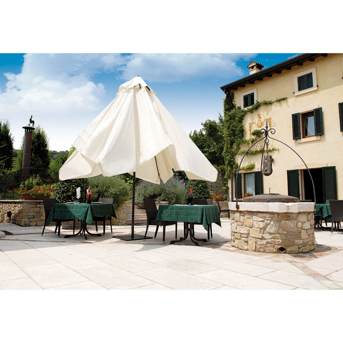 Ombrellone a palo centrale Leonardo Telescopic 3X4 mt