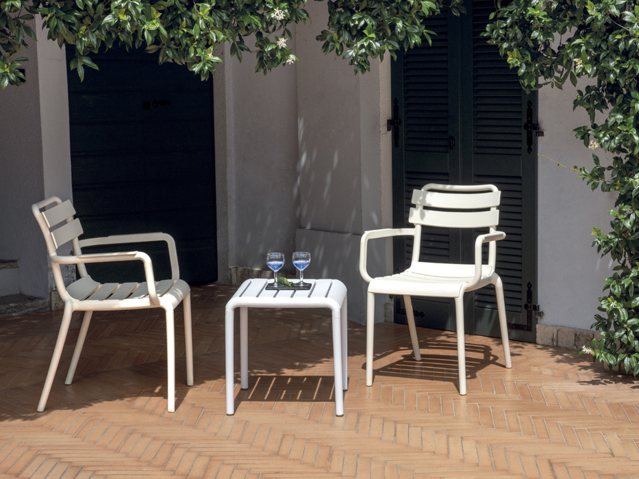 4 Sedie Monza con braccioli Greenwood