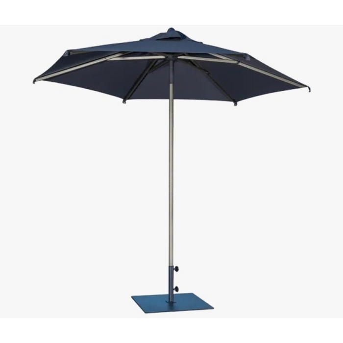 Ombrellone a palo centrale Lido Titanium 2X2 mt