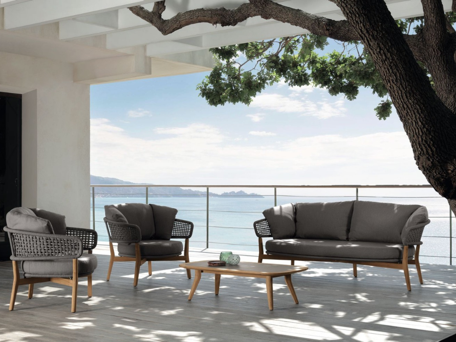 Poltrona living Moon teak Talenti