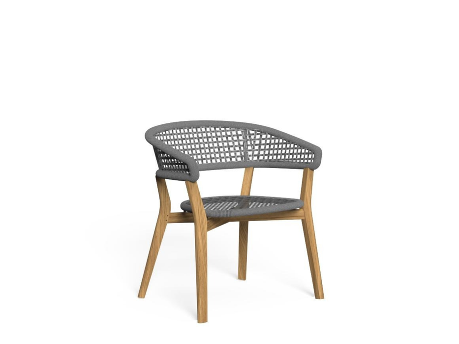 2 Poltrone da pranzo Moon teak Talenti