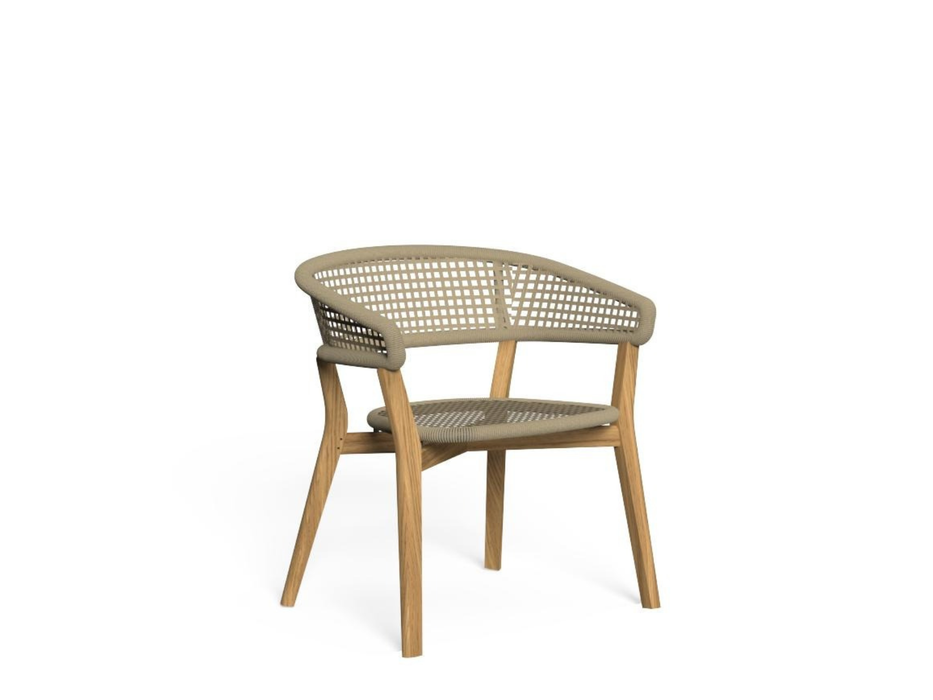 2 Poltrone da pranzo Moon teak Talenti