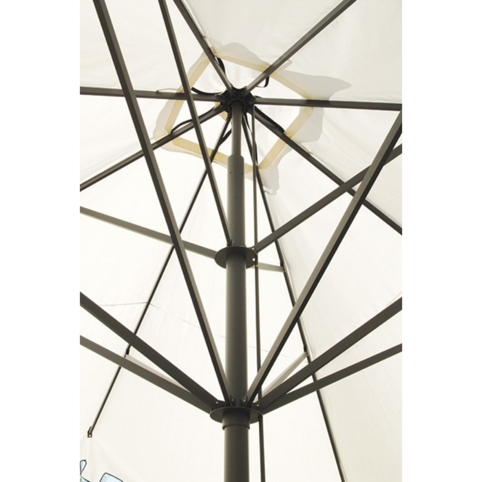 Ombrellone a palo centrale Capri Dark 3X4 mt