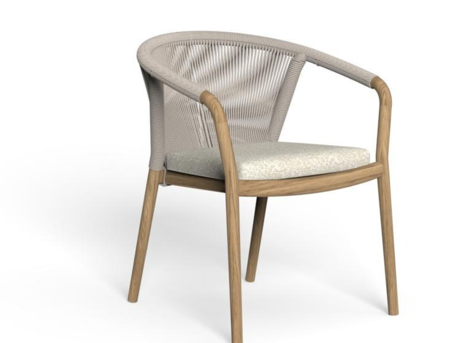 2 Poltrone pranzo Parker wood Talenti